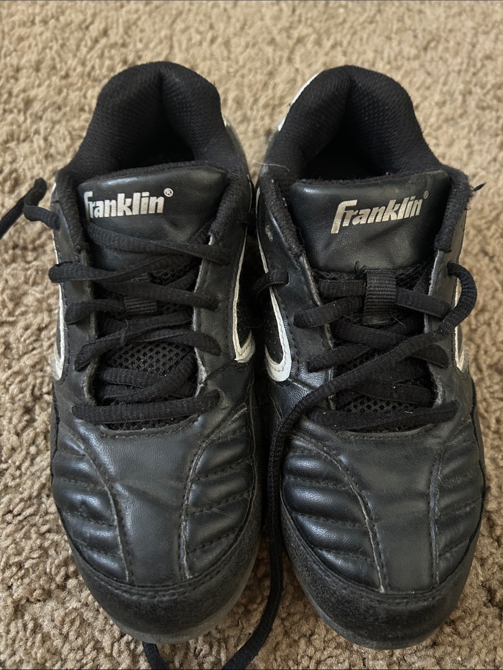 Franklin Kids 13Y Black Baseball Cleats